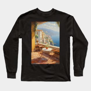 painting of greece Long Sleeve T-Shirt